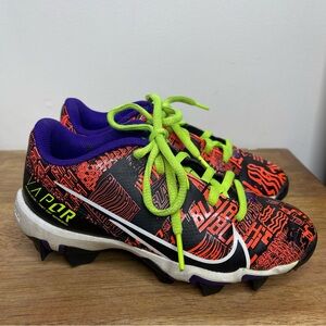 Nike Kids Football Cleats Size 13C Fastflex Black Neon